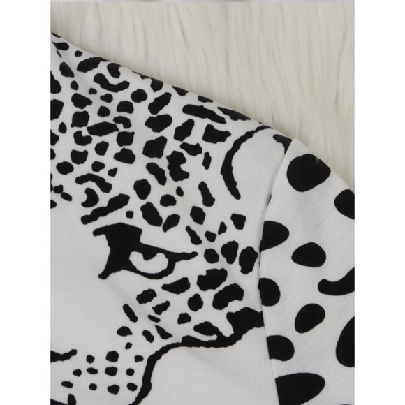 NWT Boutique Leopard Design Sweatshirt - Picture 4 of 5